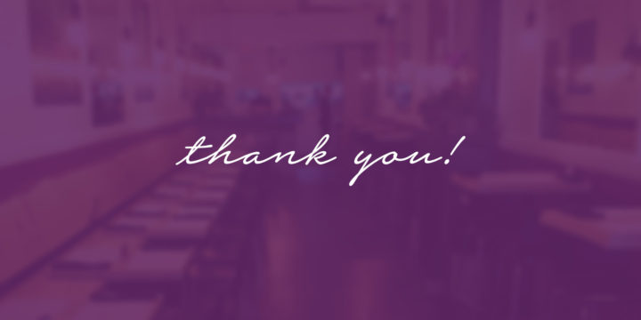 Thank You for Dining with Us!